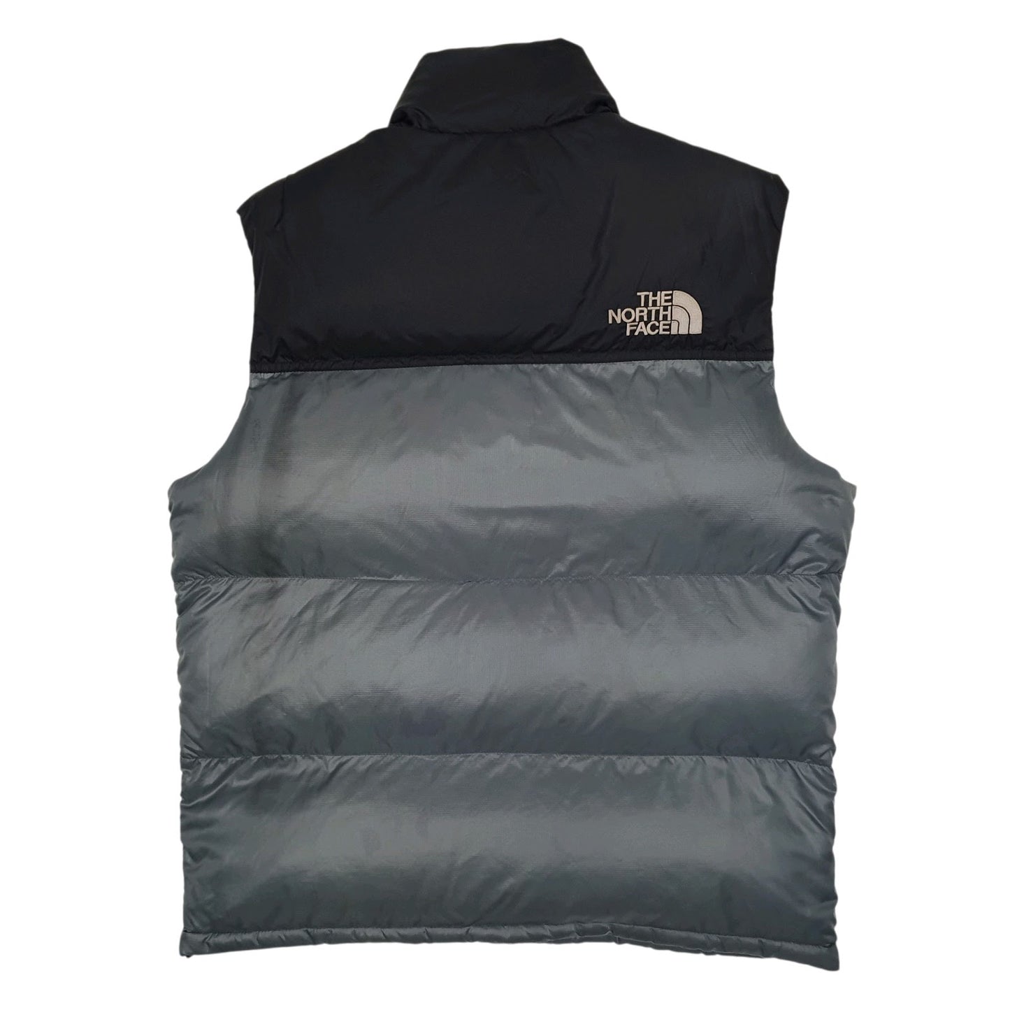 Mens Grey The North Face Nuptse Gilet Vest Bodywarmer  Coat
