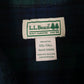 Mens Navy L.L.Bean Flannel  Shirt