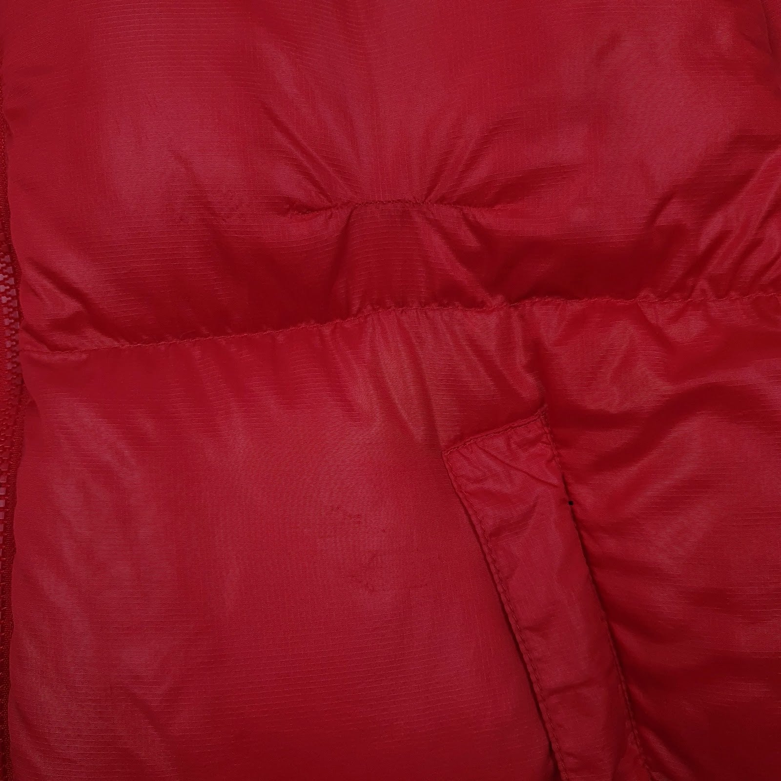 Mens Red The North Face Nuptse Retro 1996 Full Zip Coat