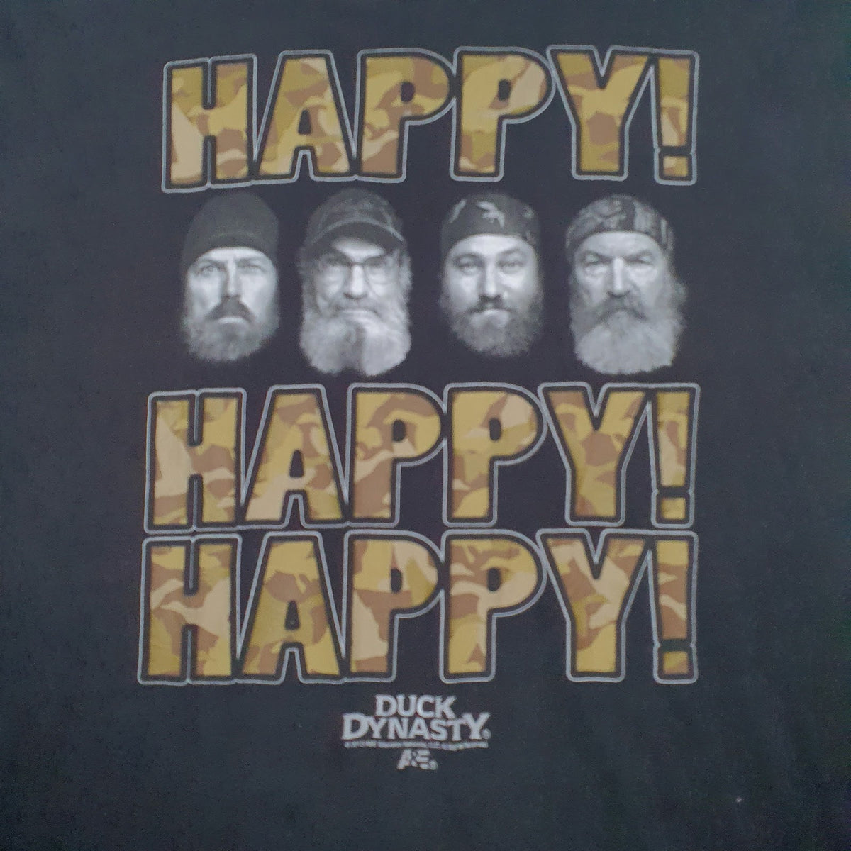 Mens Black Duck Dynasty   T Shirt