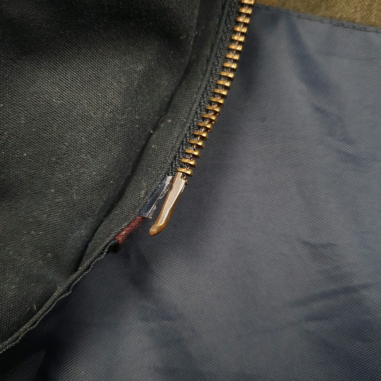Womens Navy Barbour Acorns Quarter Zip Coat