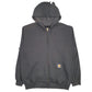 Mens Grey Carhartt  Full Zip Jumper