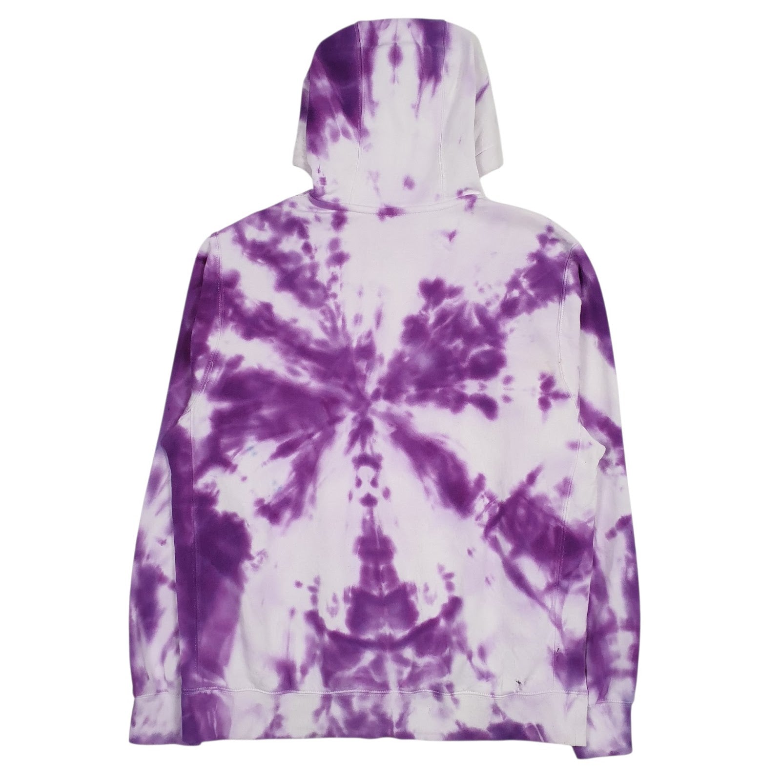 Mens Purple Nike Huskies Basketball Tie Dye Hoodie Jumper