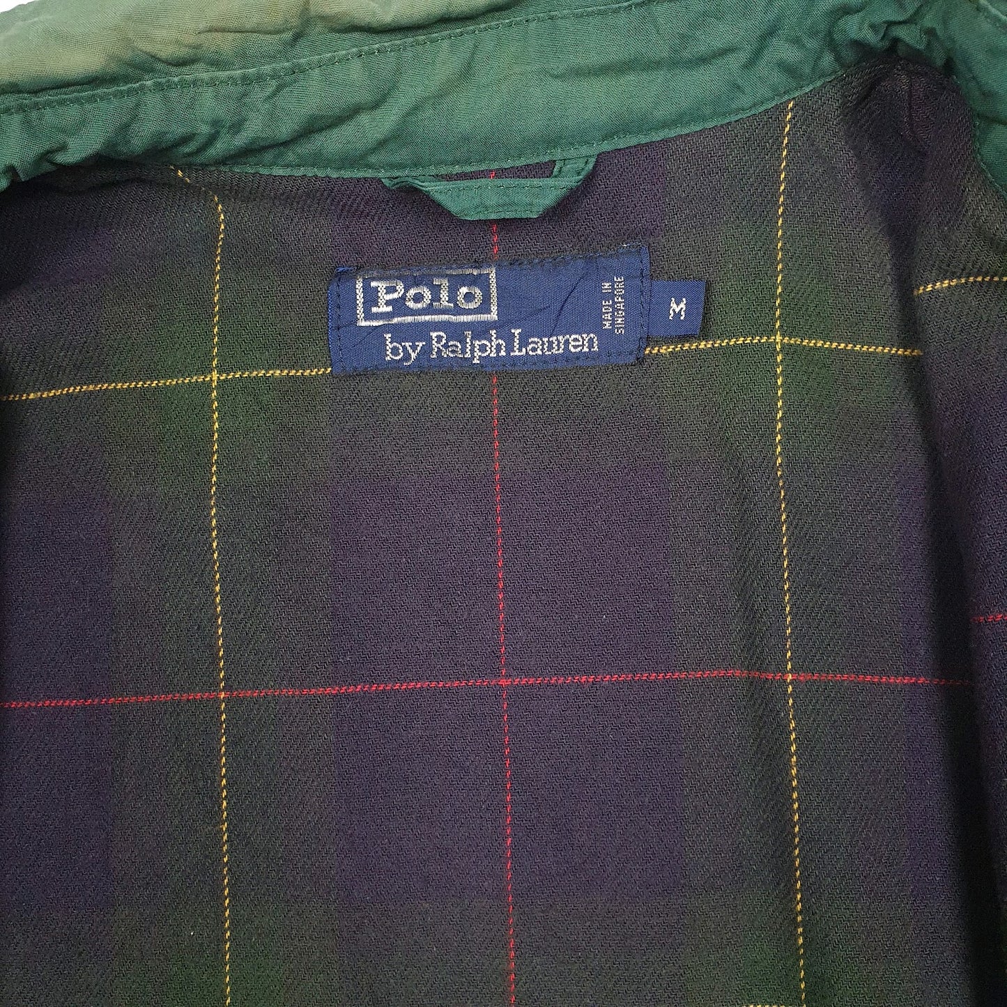 Mens Green Polo Ralph Lauren Vintage 90s  Coat
