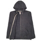 Mens Grey Quicksilver  Full Zip Jumper
