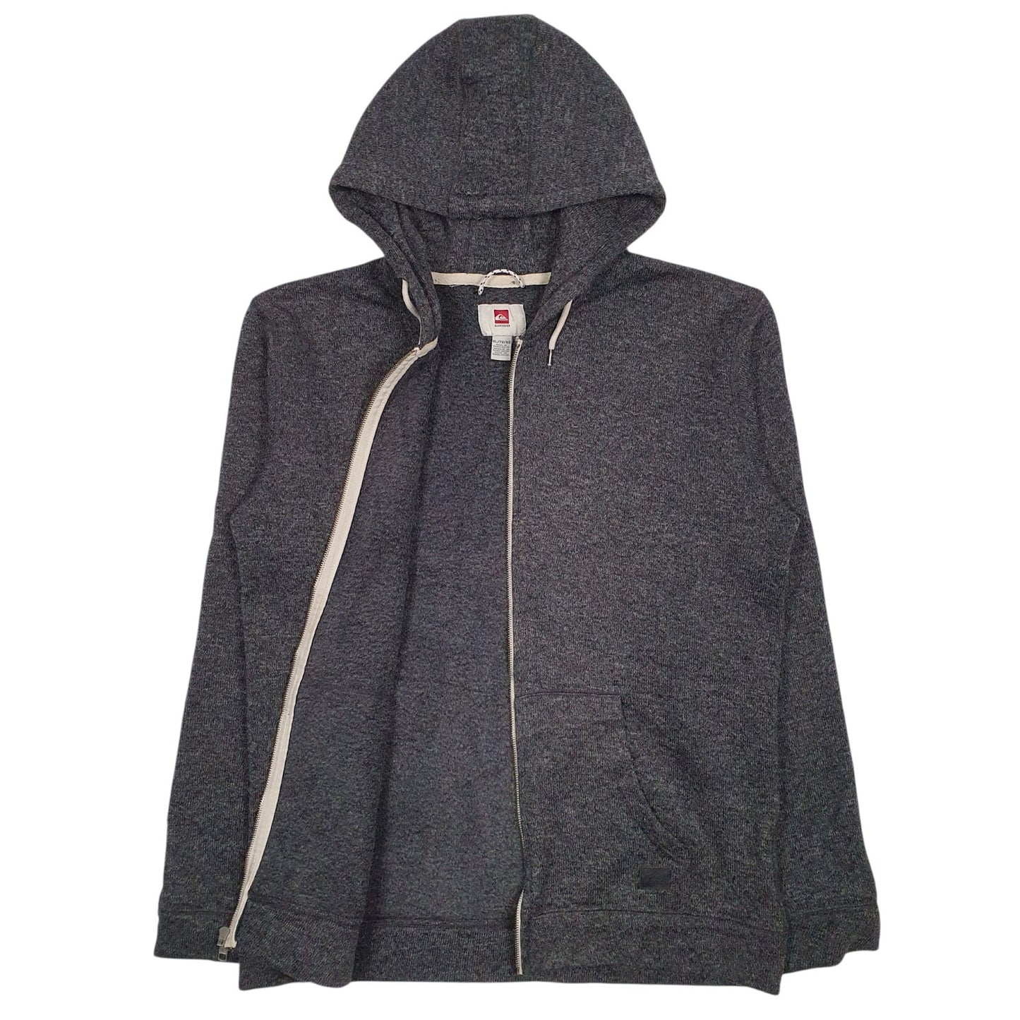Mens Grey Quicksilver  Full Zip Jumper