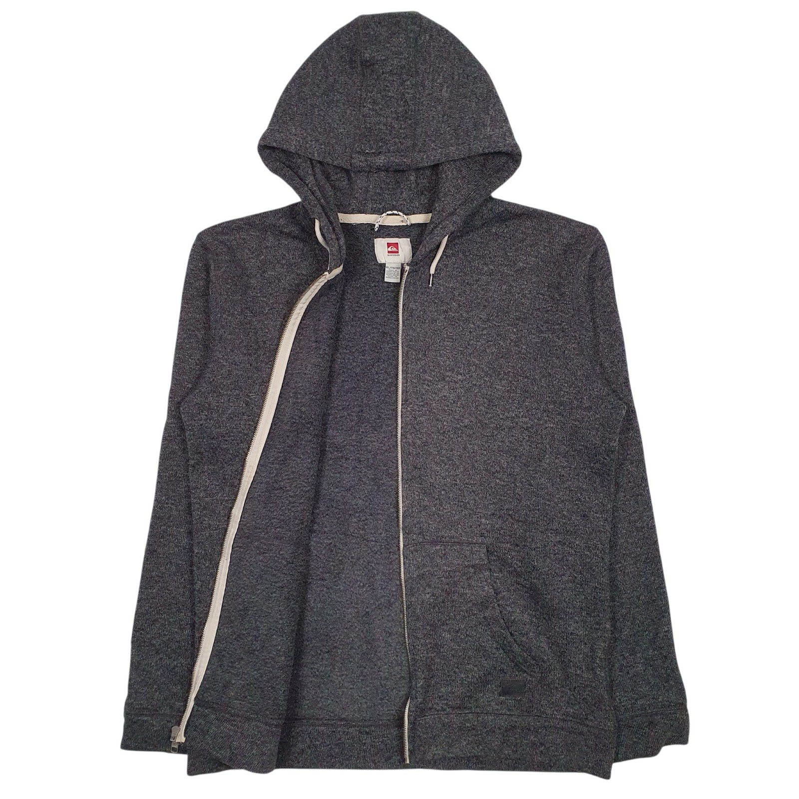 Mens Grey Quicksilver  Full Zip Jumper