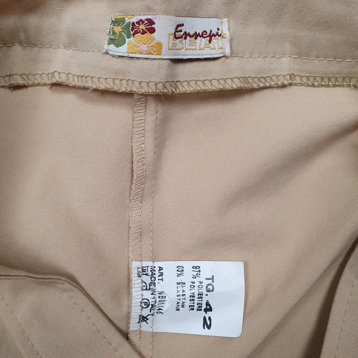 Womens Beige Ennepi Beat Vintage  Trousers