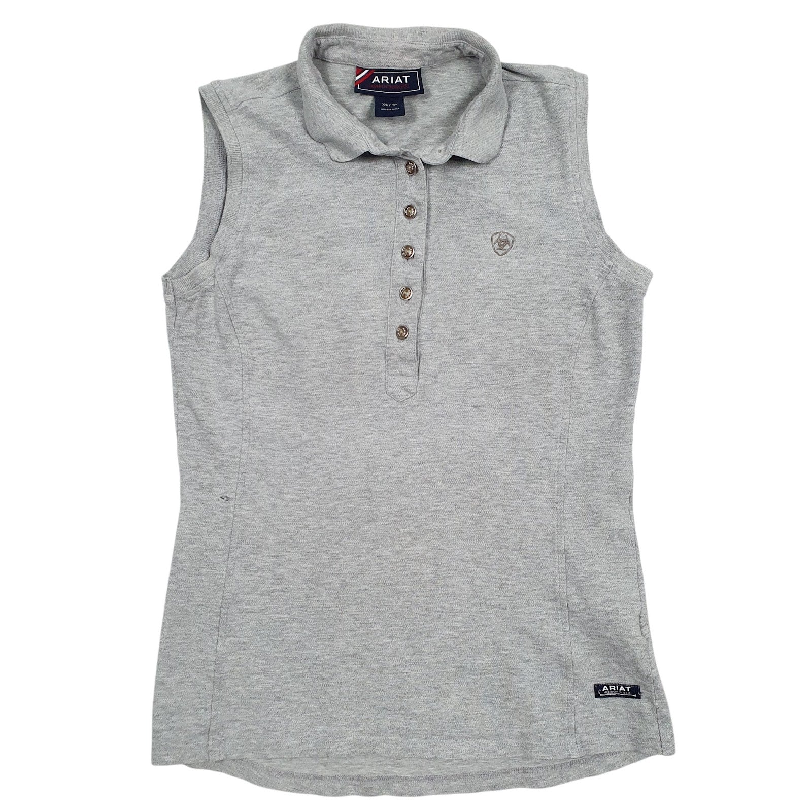 Womens Grey Ariat  Short Sleeve T Shirt