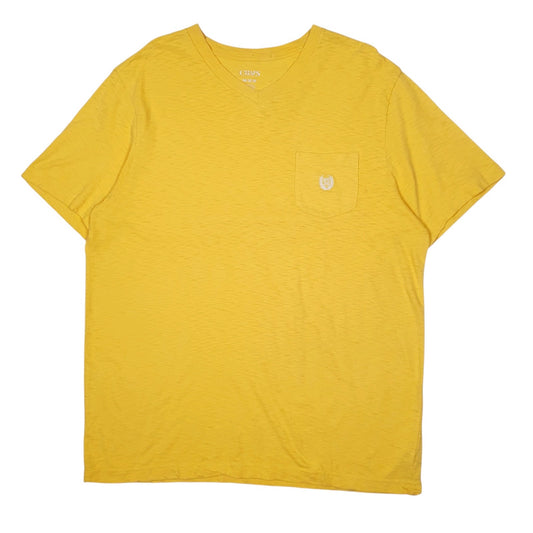 Mens Yellow Chaps  Short Sleeve T Shirt