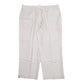 Womens White Next Capri Baggy Chino Trousers