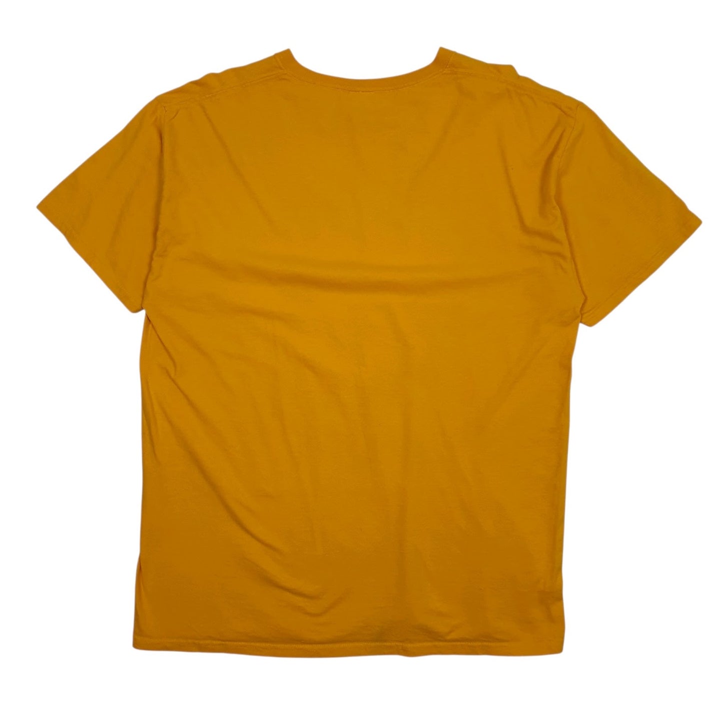 Mens Yellow Fruit Of The Loom Farm Love  T Shirt
