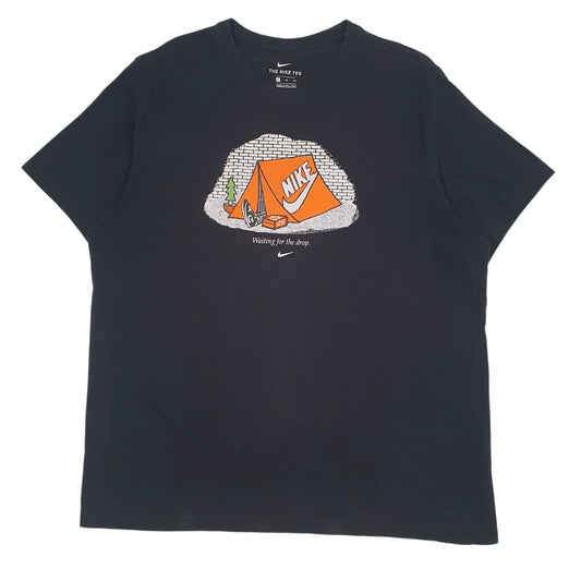 Mens Black Nike  Short Sleeve T Shirt