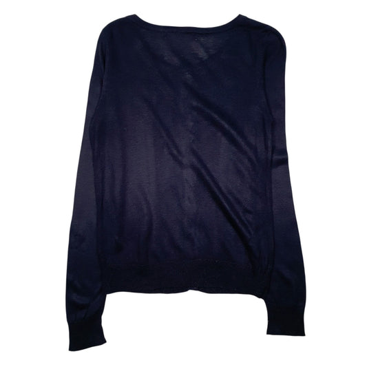 Mens Navy Another Branch  Cardigan Jumper