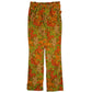 Womens Orange Unbranded Floral  Trousers