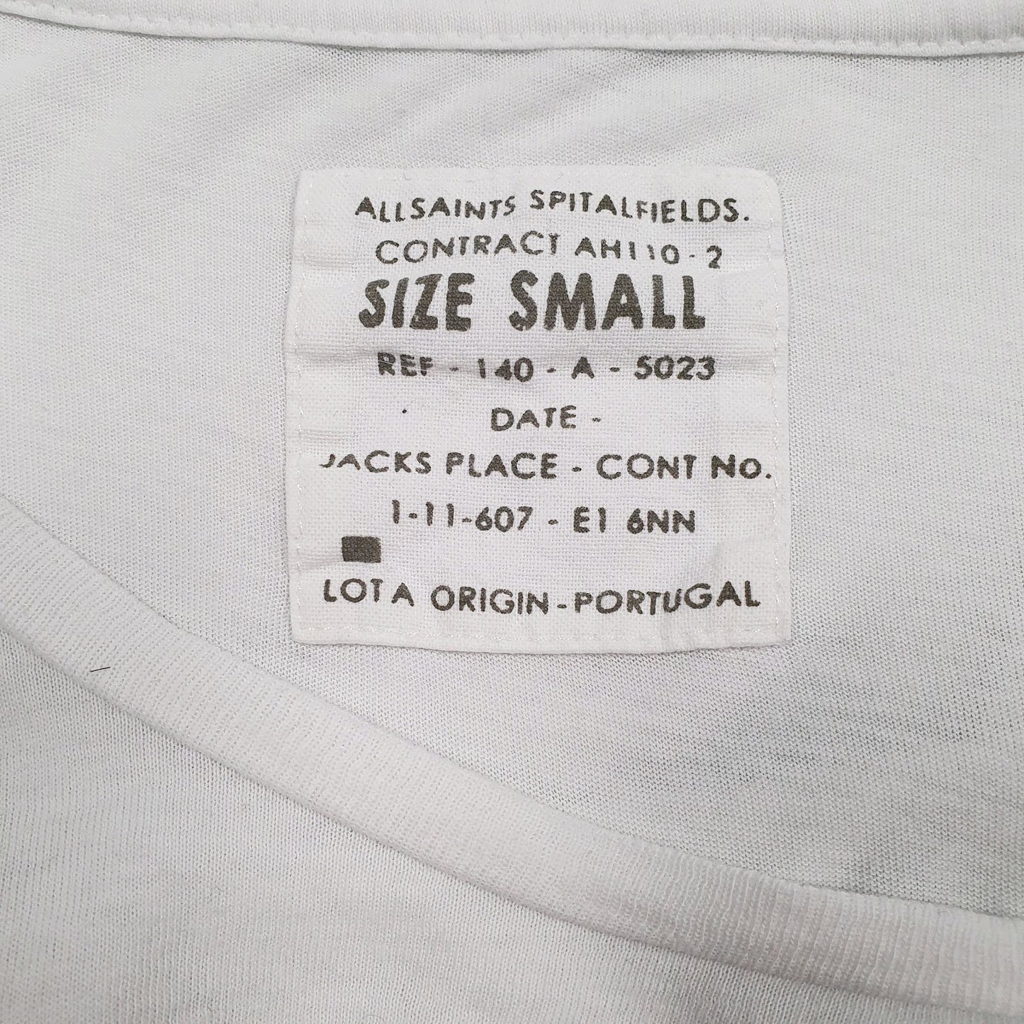 Mens White All Saints Les Miserables  T Shirt