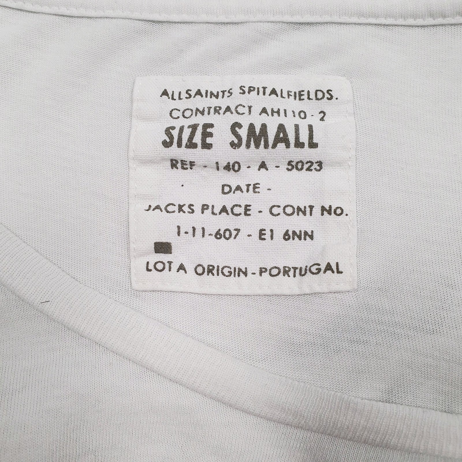 Mens White All Saints Les Miserables  T Shirt