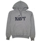 Mens Grey Champion Navy Hoodie Jumper