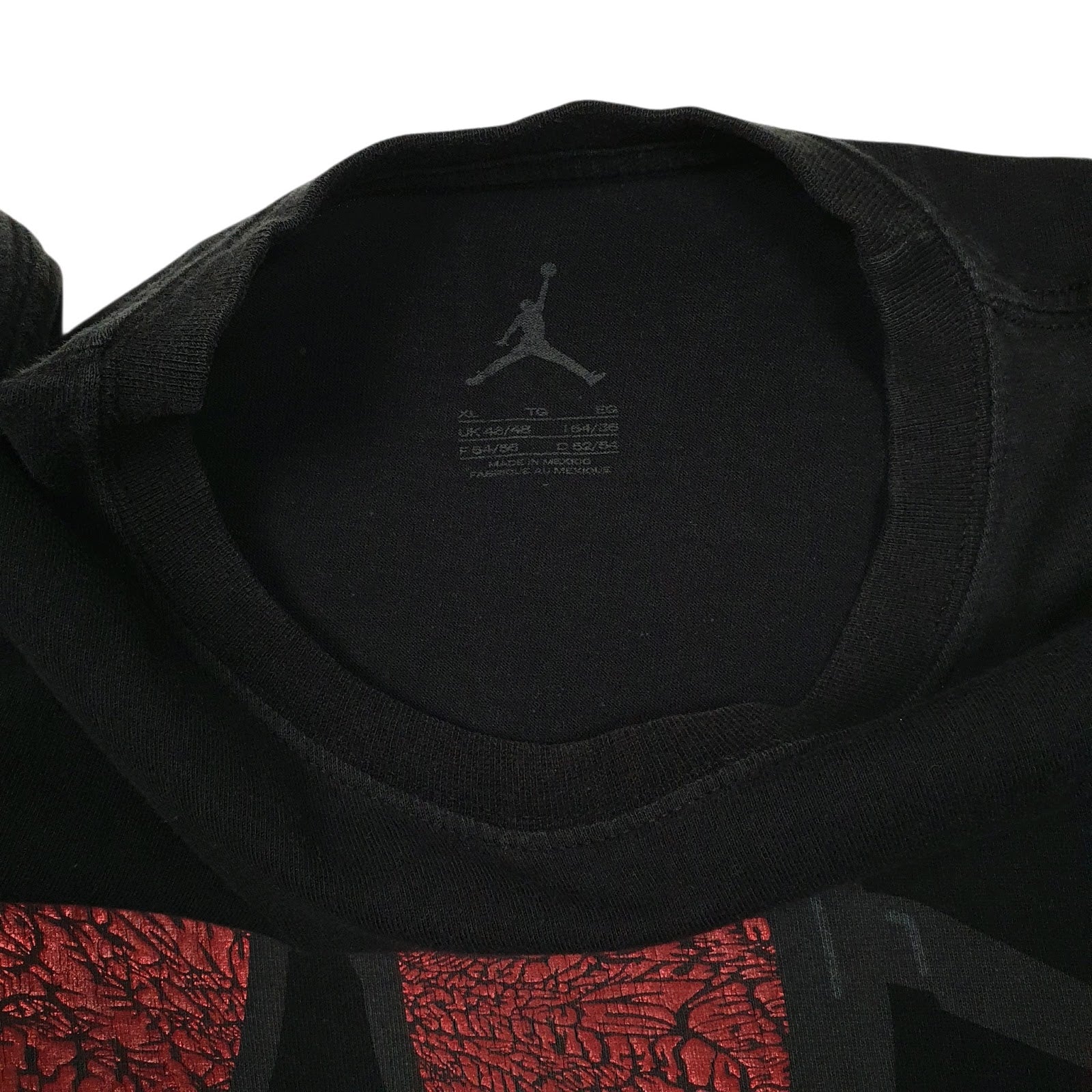 Mens Black Nike Air Jordan Basketball  T Shirt