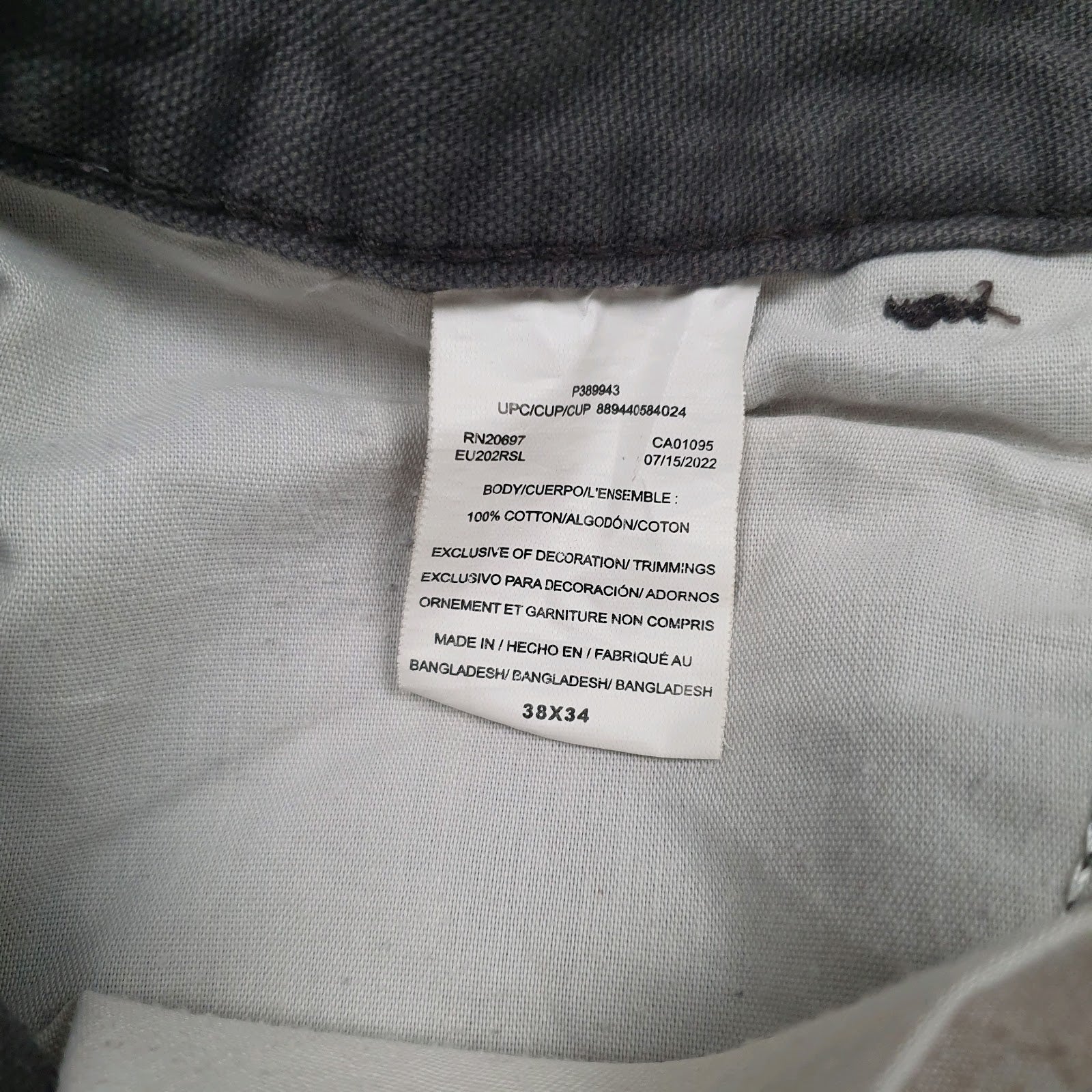 Mens Grey Dickies Workwear  Jeans
