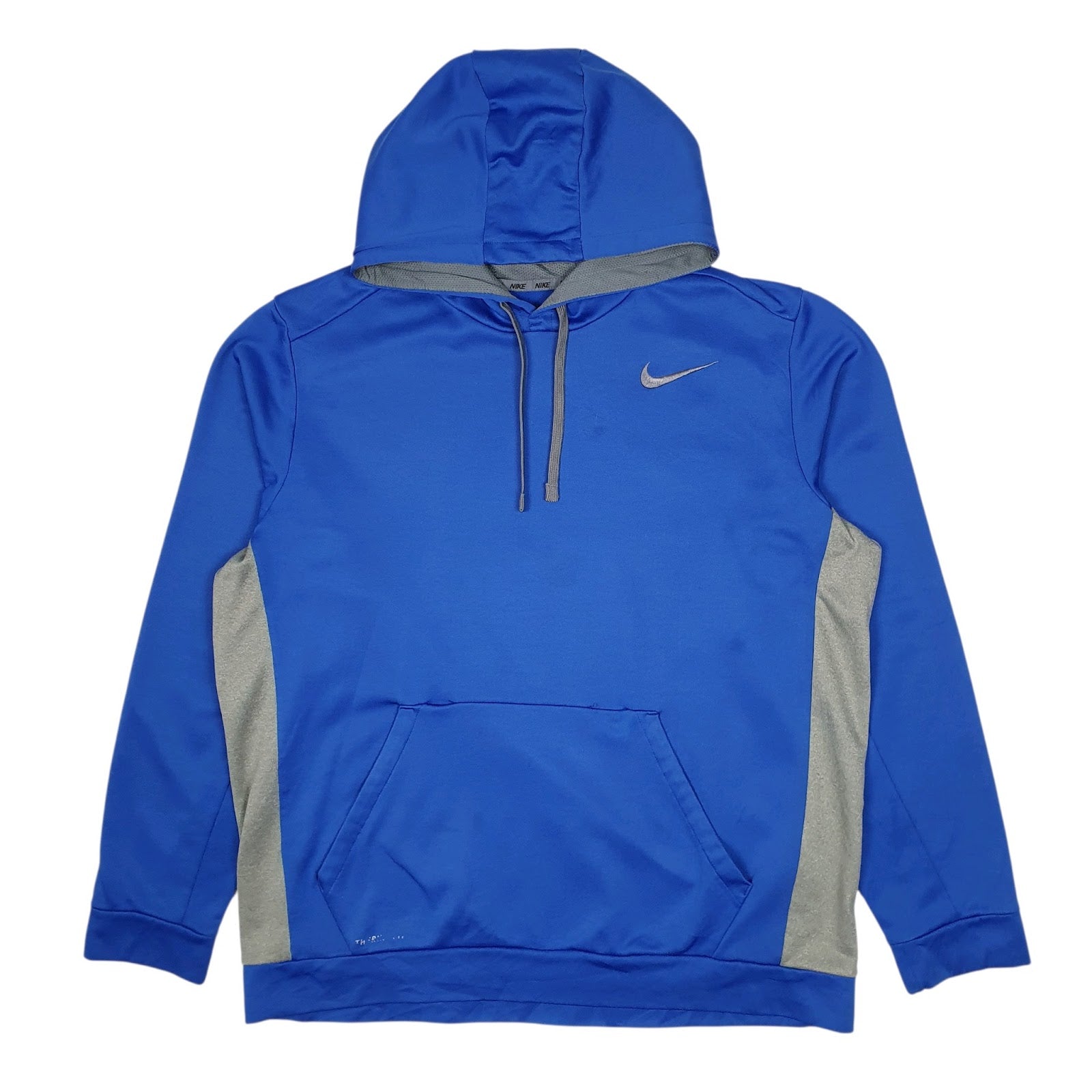 Mens Blue Nike Therma Fit Hoodie Jumper