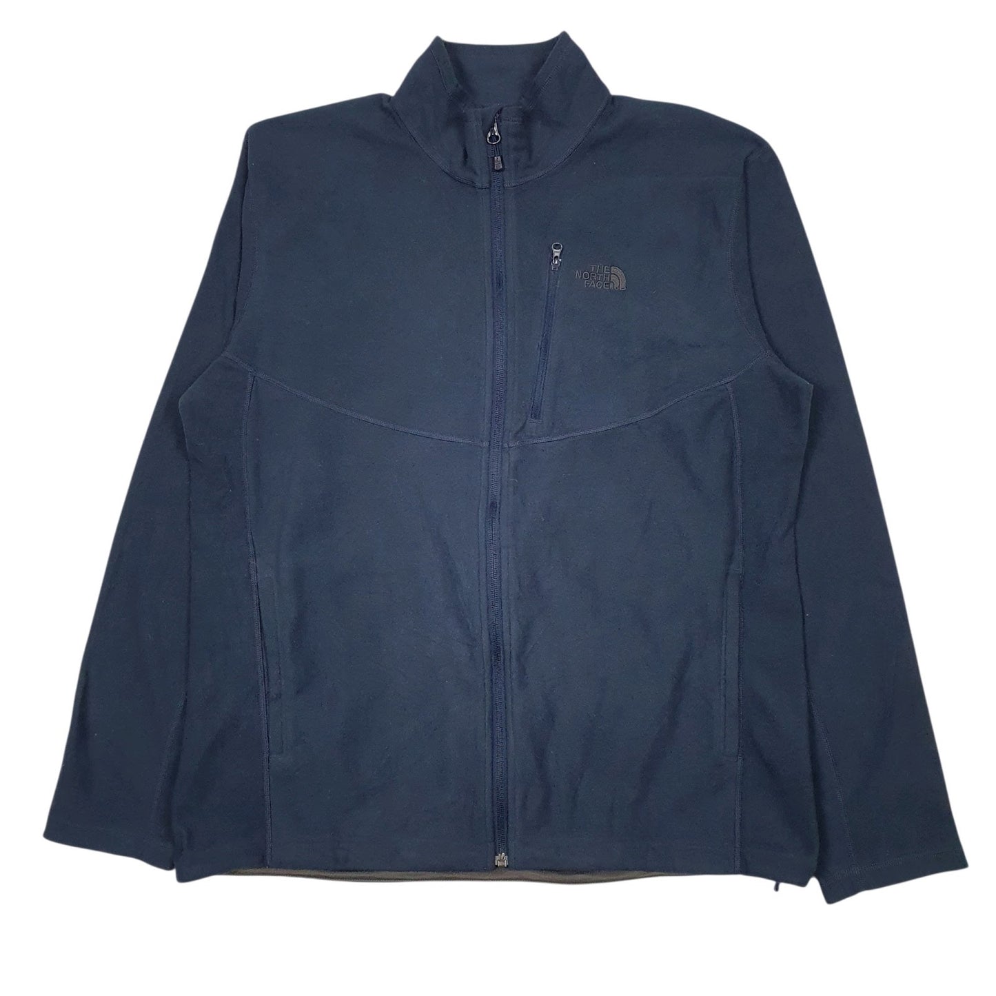 Mens Navy North Face  Full Zip Jumper