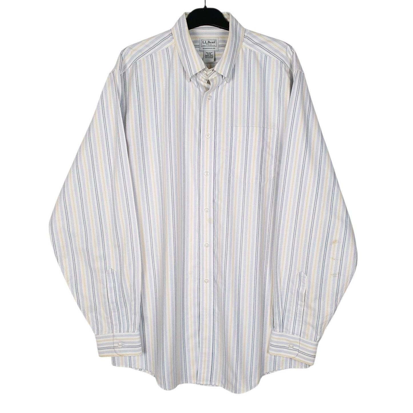 Mens Blue L.L.Bean  Long Sleeve Shirt