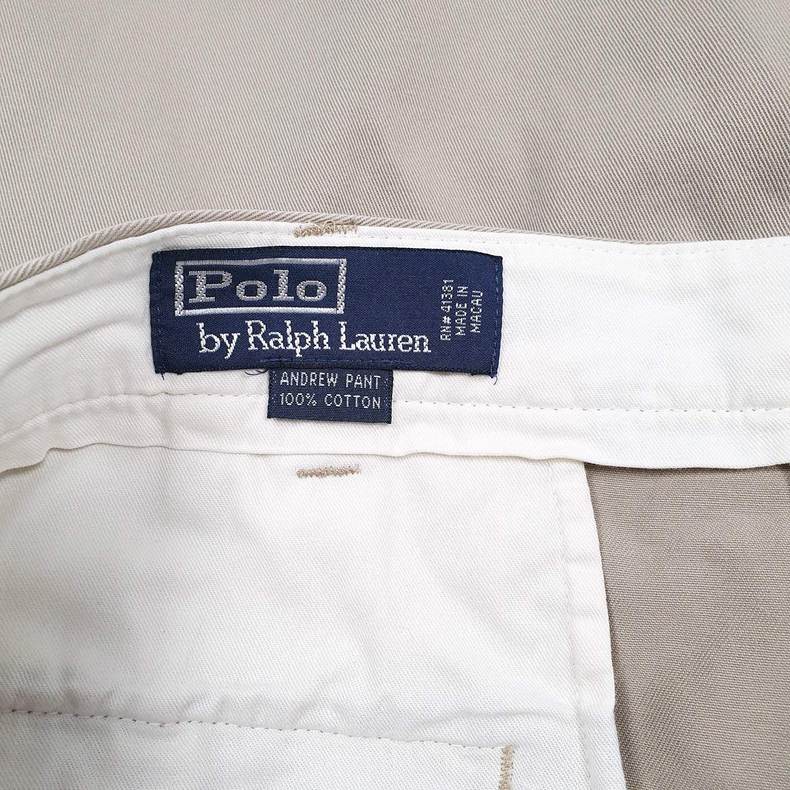 Mens Brown Polo Ralph Lauren Andrew Pant Pleated  Trousers