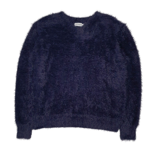 Womens Purple Lepsim Fluffy Crewneck Jumper
