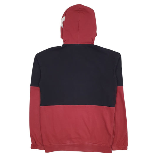Mens Red Adidas Lightweight Hoodie Jumper