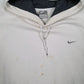 Mens White Nike Vintage 2000s Hoodie Jumper