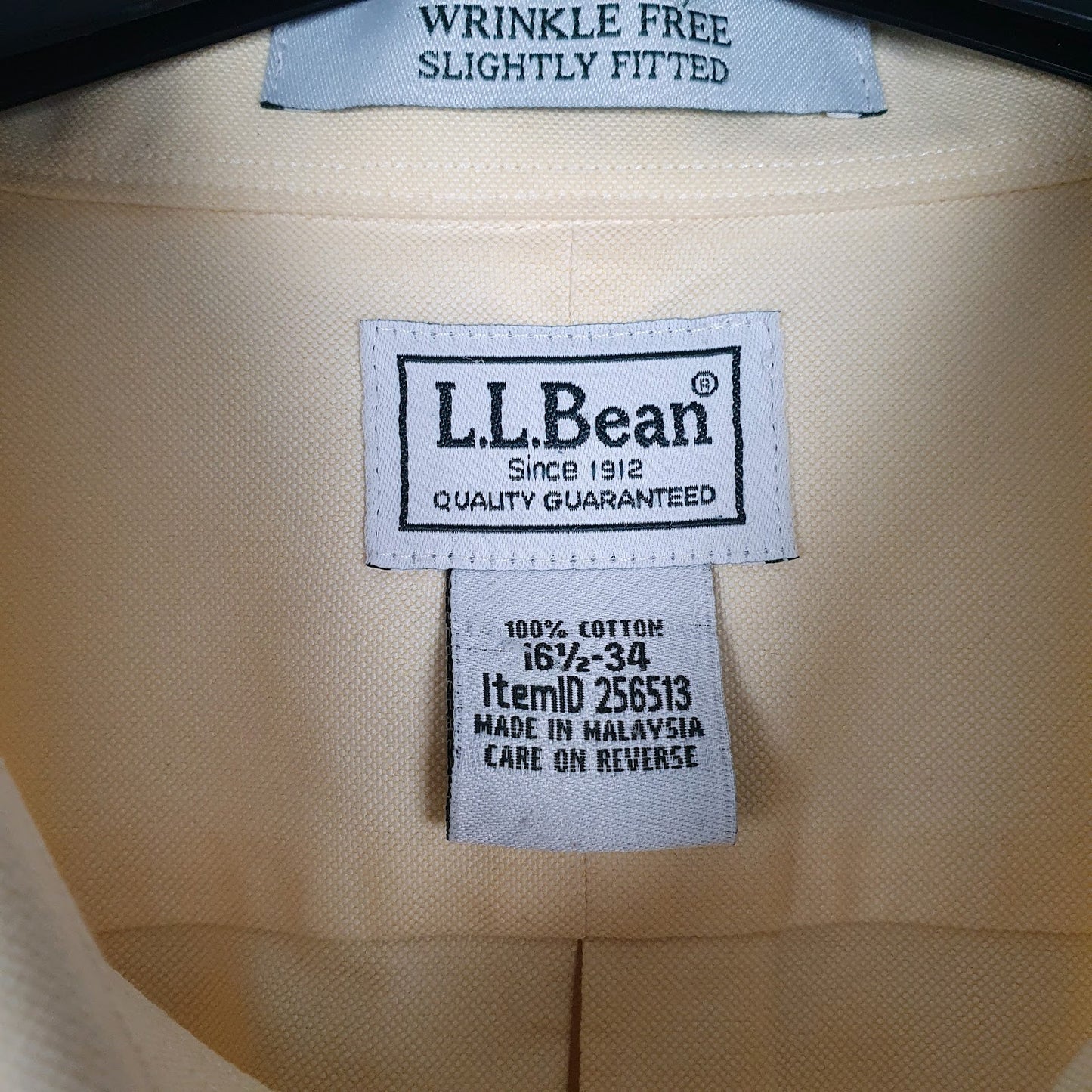 Mens Yellow L.L.Bean   Shirt