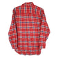 Mens Red Pepsi Cola Vintage Flannel  Shirt