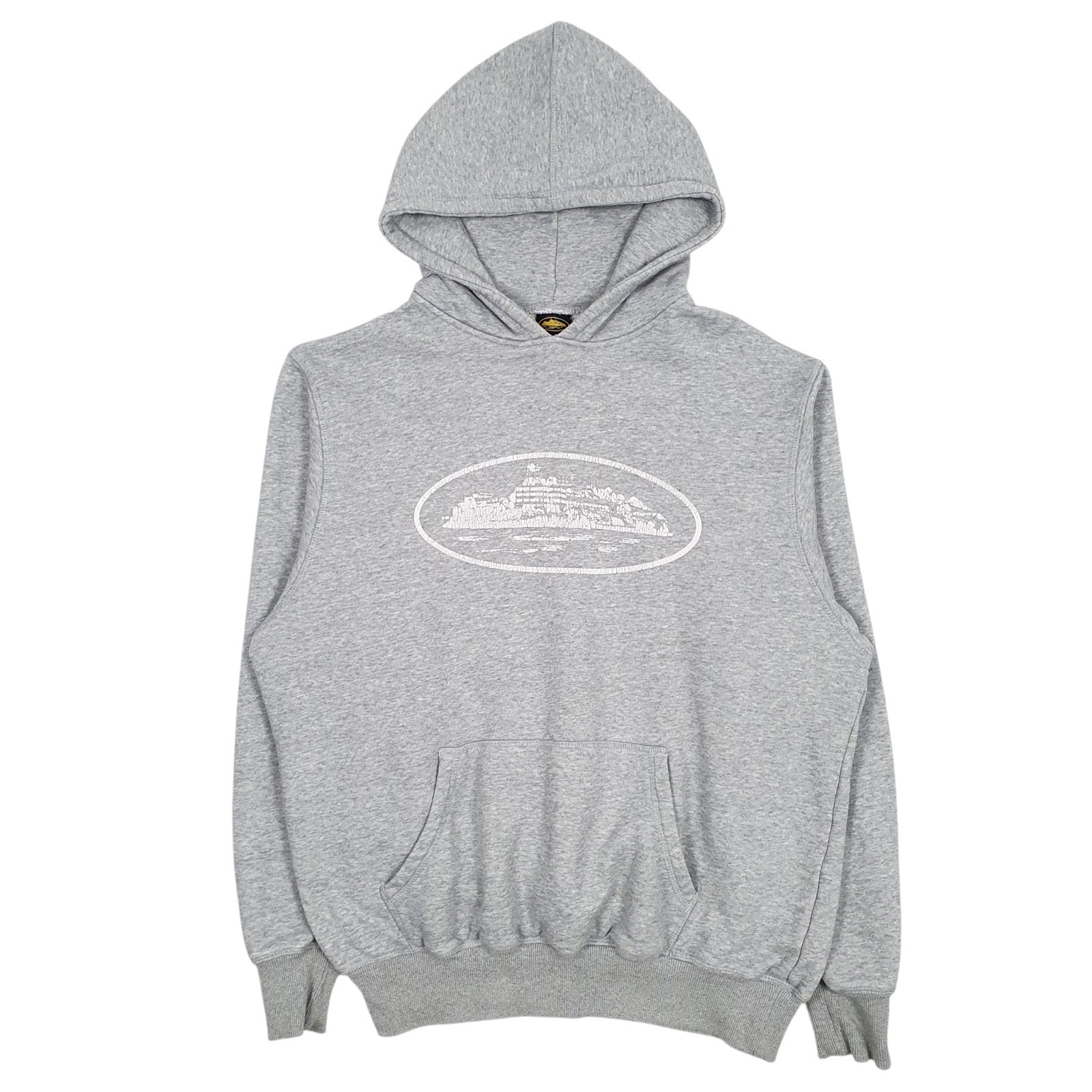 Mens Grey Cortez  Hoodie Jumper