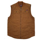 Mens Brown Wrangler Vest Bodywarmer Workwear  Coat