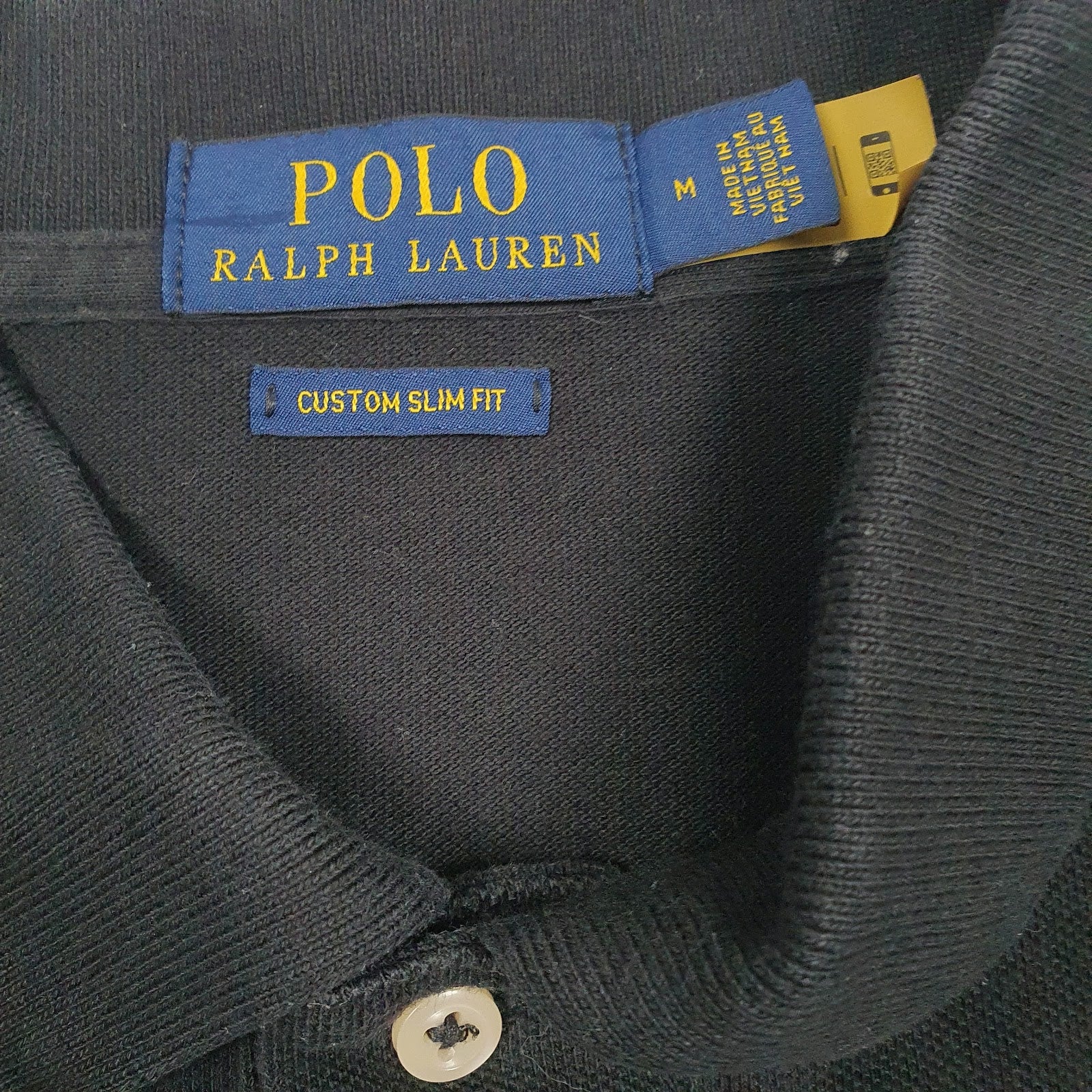 Mens Black Polo Ralph Lauren   Polo Shirt