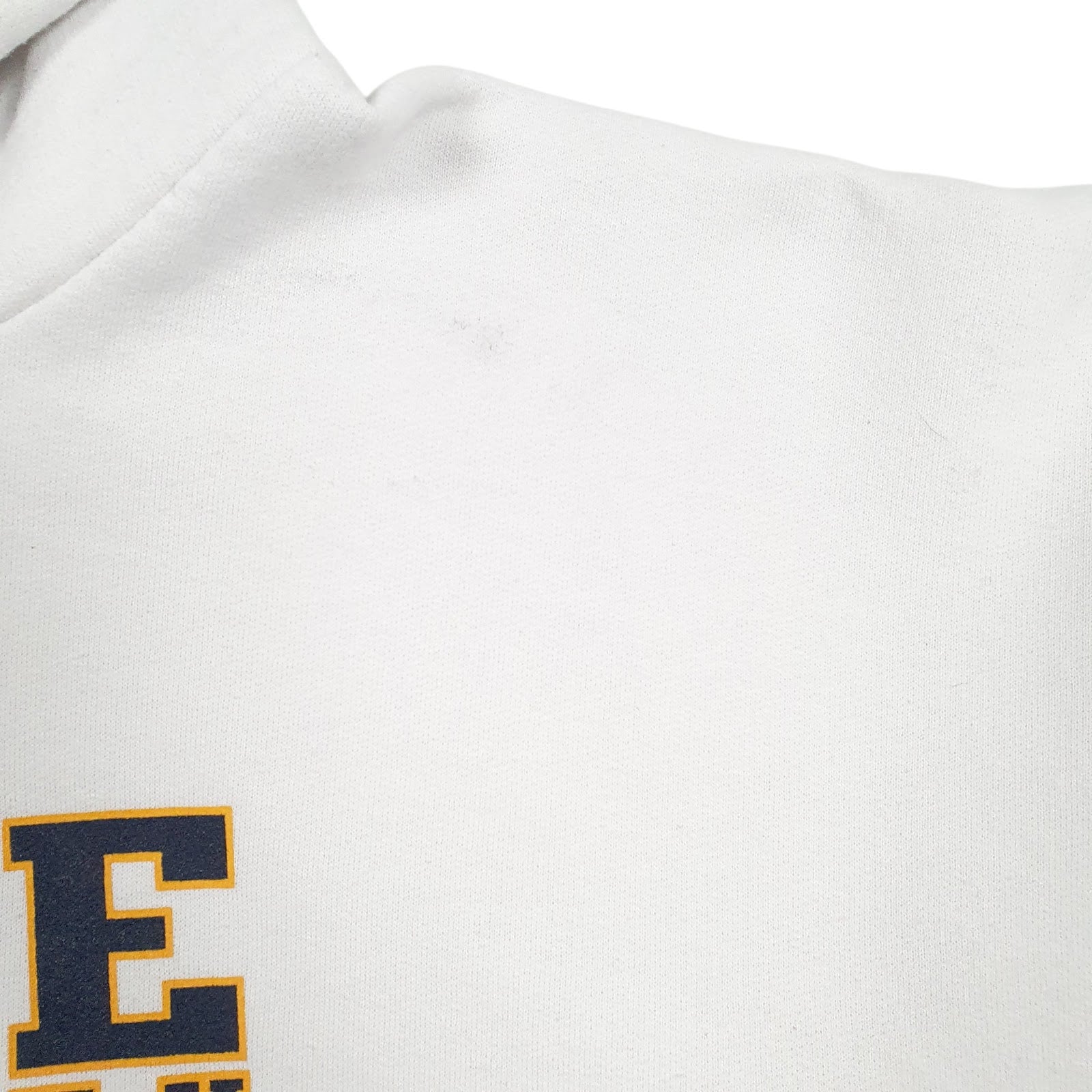 Mens White Champion Pace University Hoodie Jumper
