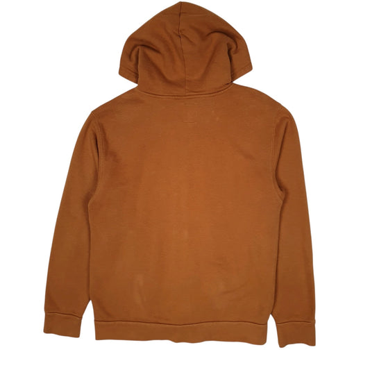 Mens Brown Dickies Hoodie Full Zip Jumper