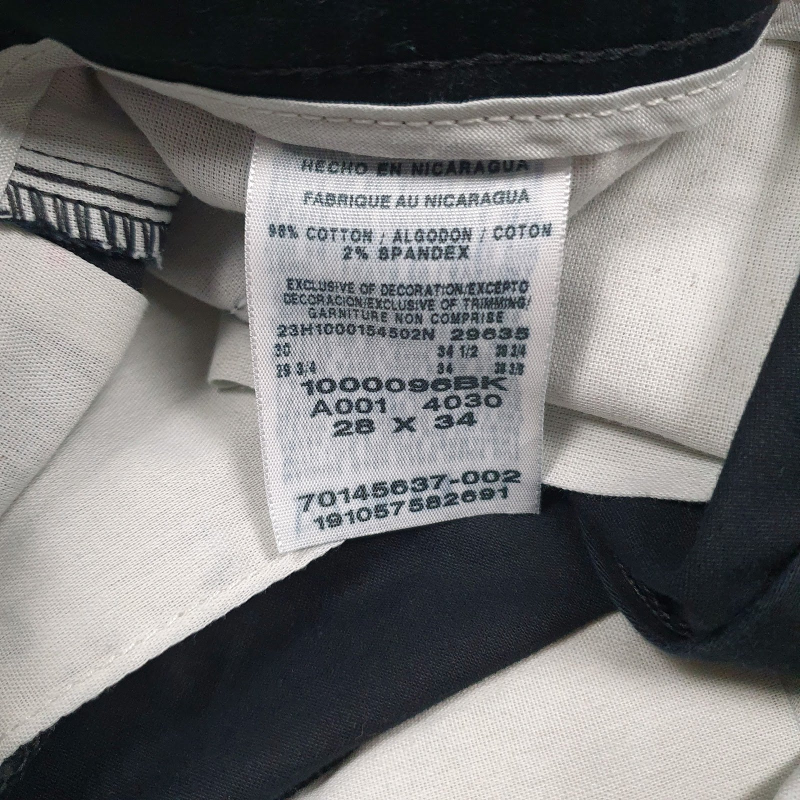Mens Black Wrangler   Trousers