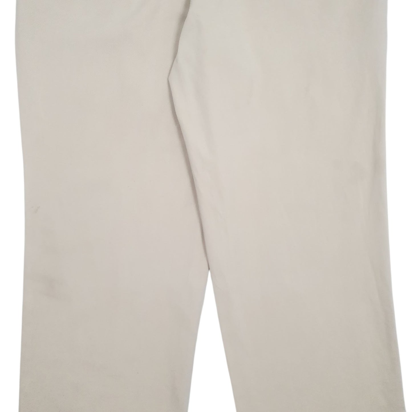 Mens Cream Polo Ralph Lauren Double Pleated  Trousers