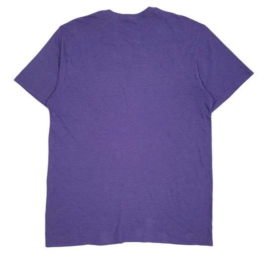 Mens Purple Unbranded Boulder  T Shirt