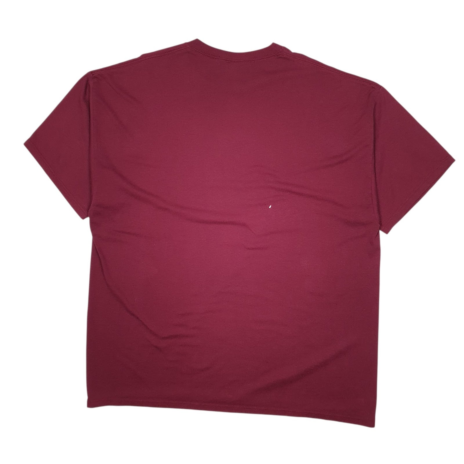 Mens Burgundy Jerzees Vintage 90s Single Stitch  T Shirt