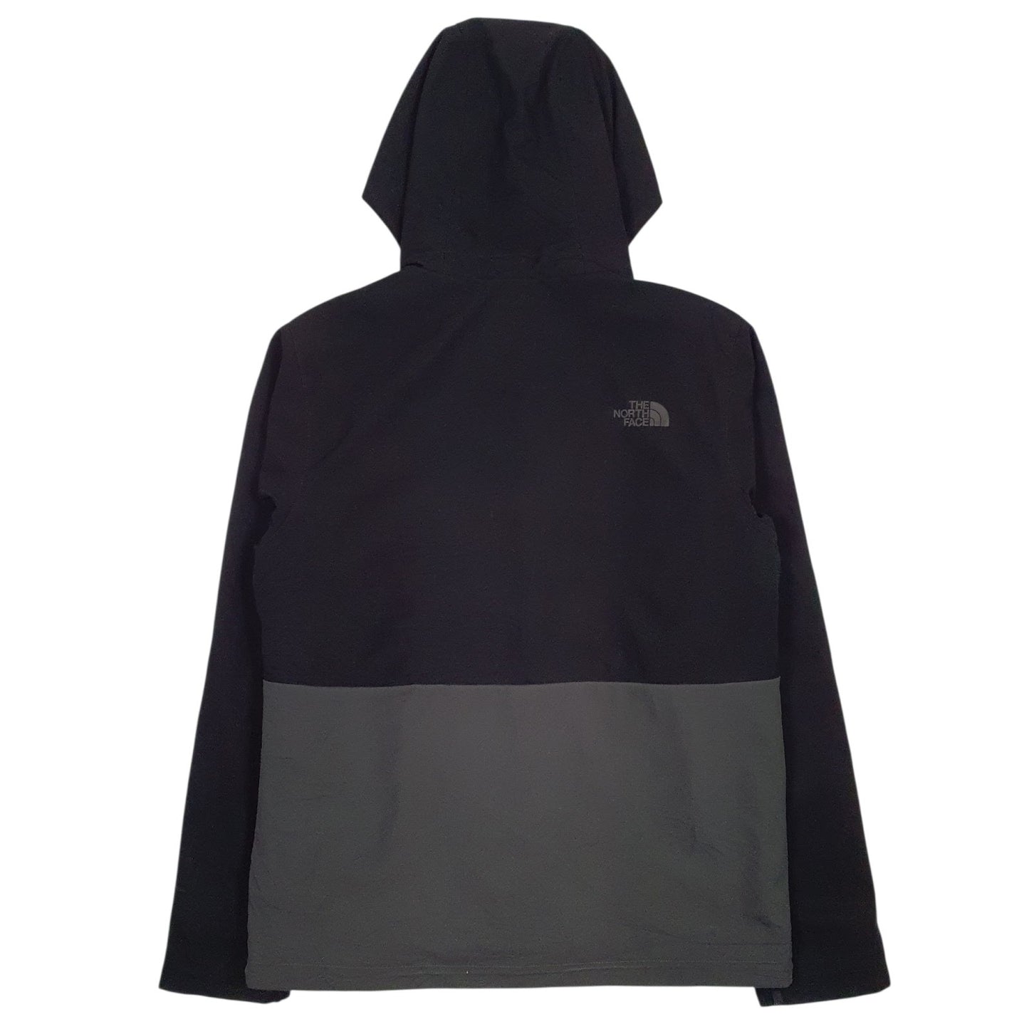 Mens Grey The North Face Padded Crewneck Coat