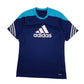 Mens Navy Adidas Activewear Short Sleeve T Shirt