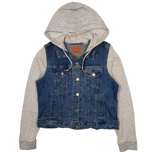 Womens Blue Levis Type 3 Trucker  Coat