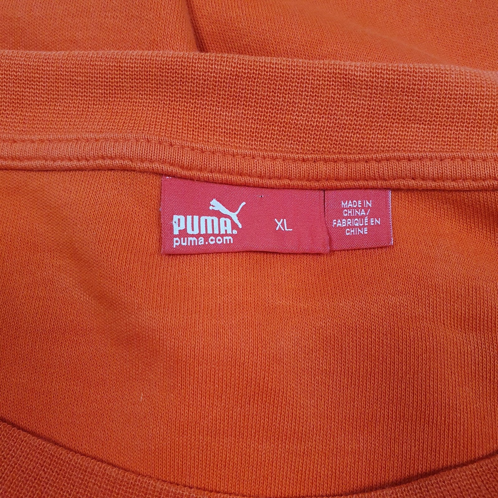 Mens Orange Puma   T Shirt