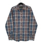 Mens Blue Eddie Bauer  Long Sleeve Shirt
