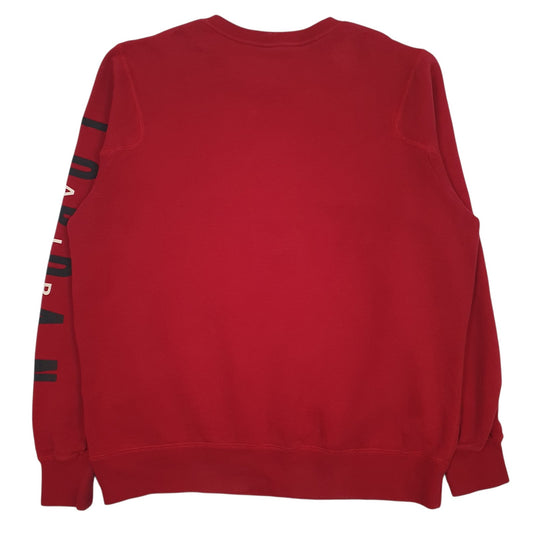 Mens Red Nike Air Jordan  Crewneck Jumper