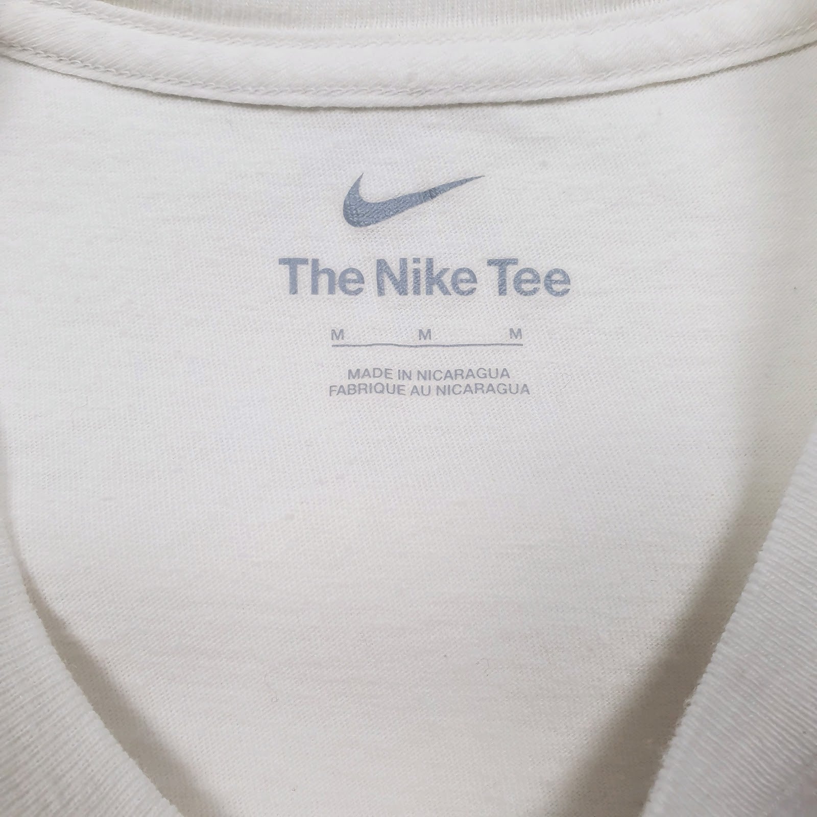 Mens White Nike   T Shirt
