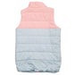 Womens Blue Puma Puffer Crewneck Coat